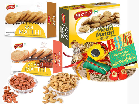 Bikano Mathi Magic and Dryfruits Rakhi Gifts - Bikanervala