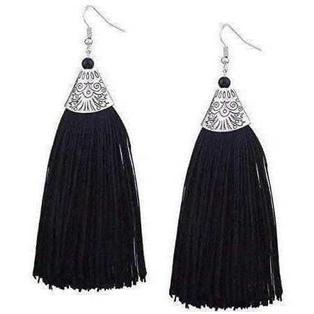 MS Fashion India Muskan Stylish Thread Tassel Fancy Party Wear Long Earrings | Swadesiicart