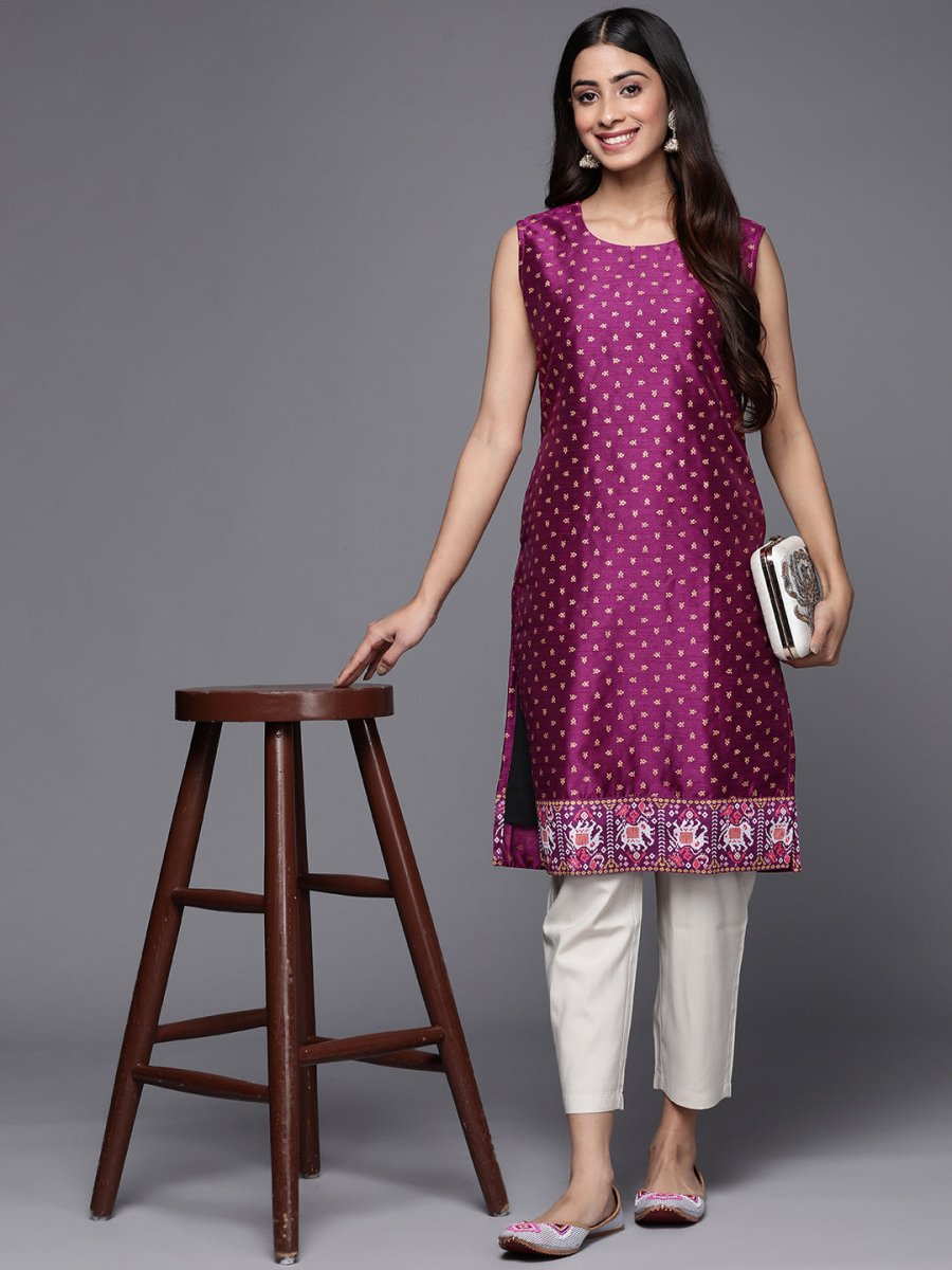 Ahalyaa Ethnic Print Tunic | Swadesiicart