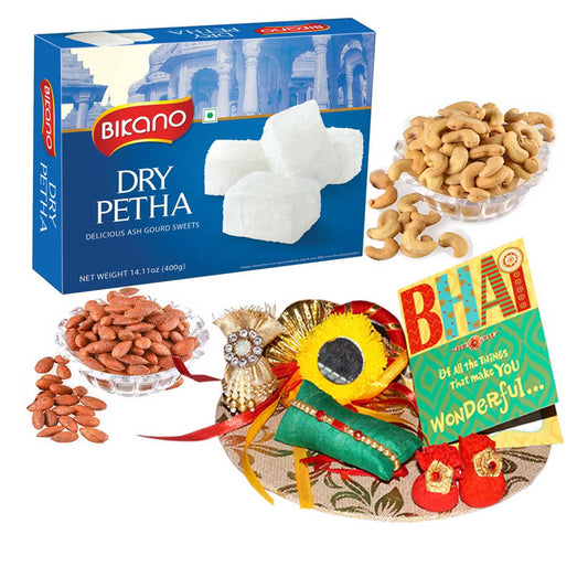 Bikano Dry Petha and Dryfruits Rakhi Gifts | Swadesiicart
