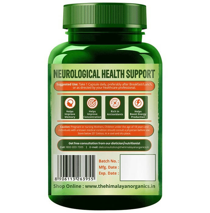 Himalayan Organics Plant-Based Vitamin B1 Capsules - Swadesiicart