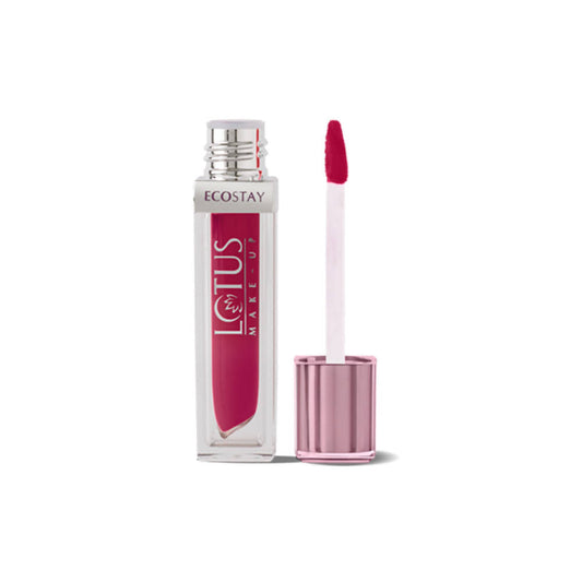 Lotus Make-Up Ecostay Matte Lip Lacquer - Rose Bloom (4 Gm) - Swadesiicart