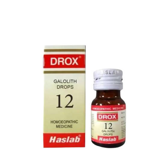 Haslab Homeopathy Drox 12 Galolith Drops | Swadesiicart