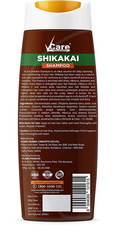 VCare Shikkakai Shampoo - Limited Time Offer - Swadesiicart