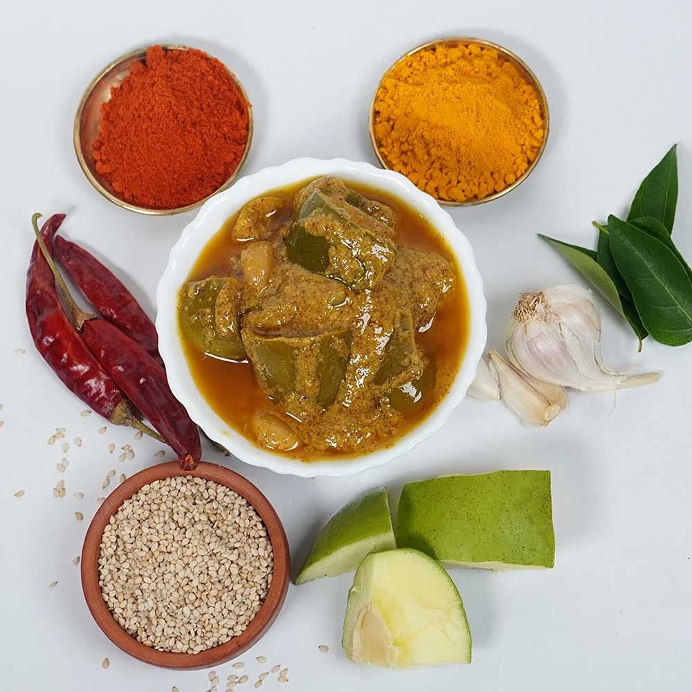 Madhura Pickles Nuvvulu Avakai Pickle - Swadesiicart