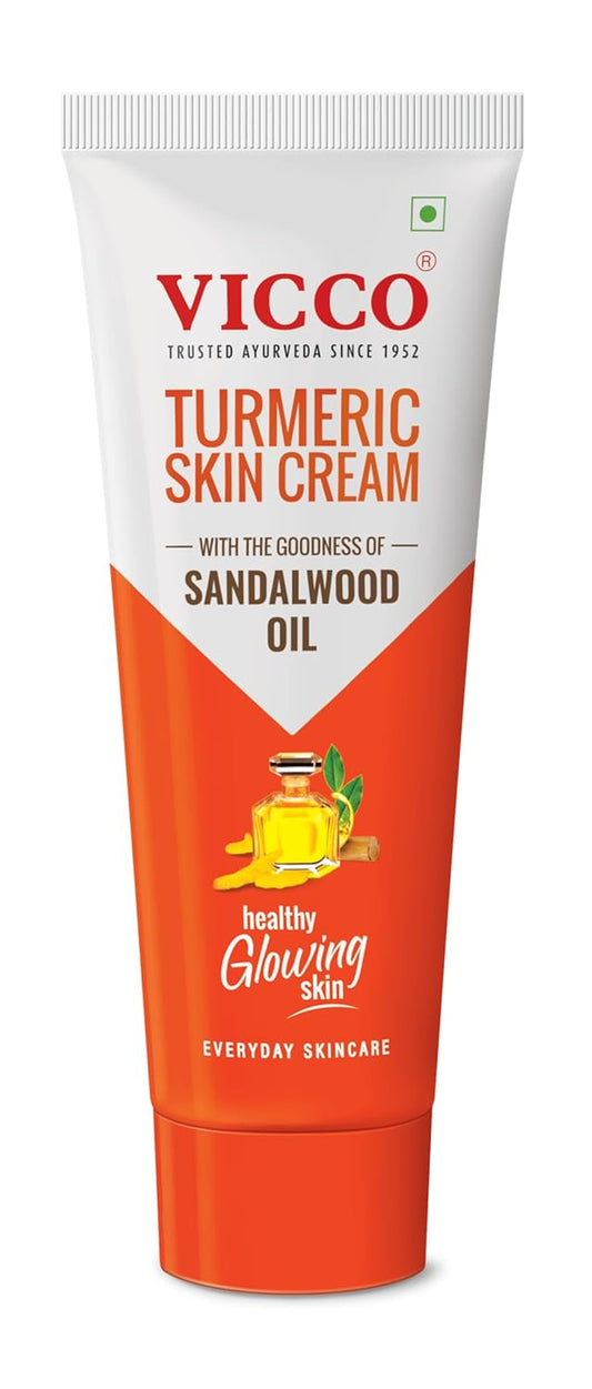 Vicco Turmeric Skin Cream | India's Original Ayurvedic Haldi Cream for Glowing & Clear Skin