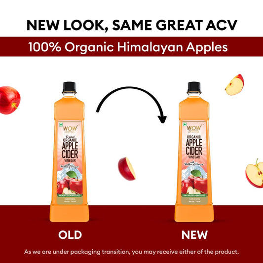 Wow Life Science Apple Cider Vinegar - Swadesiicart