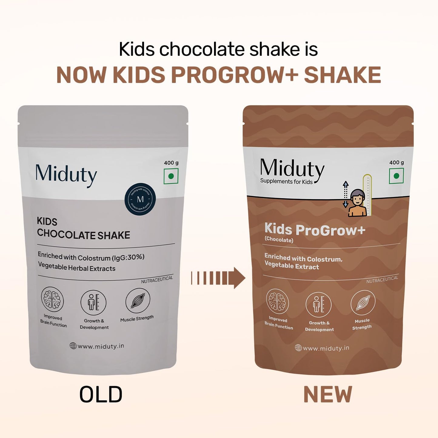 Miduty by Palak Notes Kids Chocolate Shake Powder | Swadesiicart