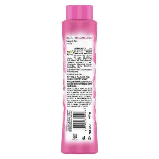 Ponds Dreamflower Fragrant Talc Powder, Pink Lilly - Swadesiicart