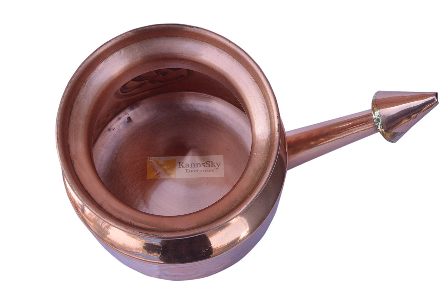 Kannssky Copper Jala Neti Pot for Nasal Wash - Swadesiicart
