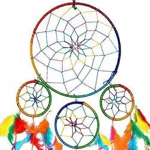 Crystal Product Dream Catcher Wall Hanging for Positive Energy - Swadesiicart