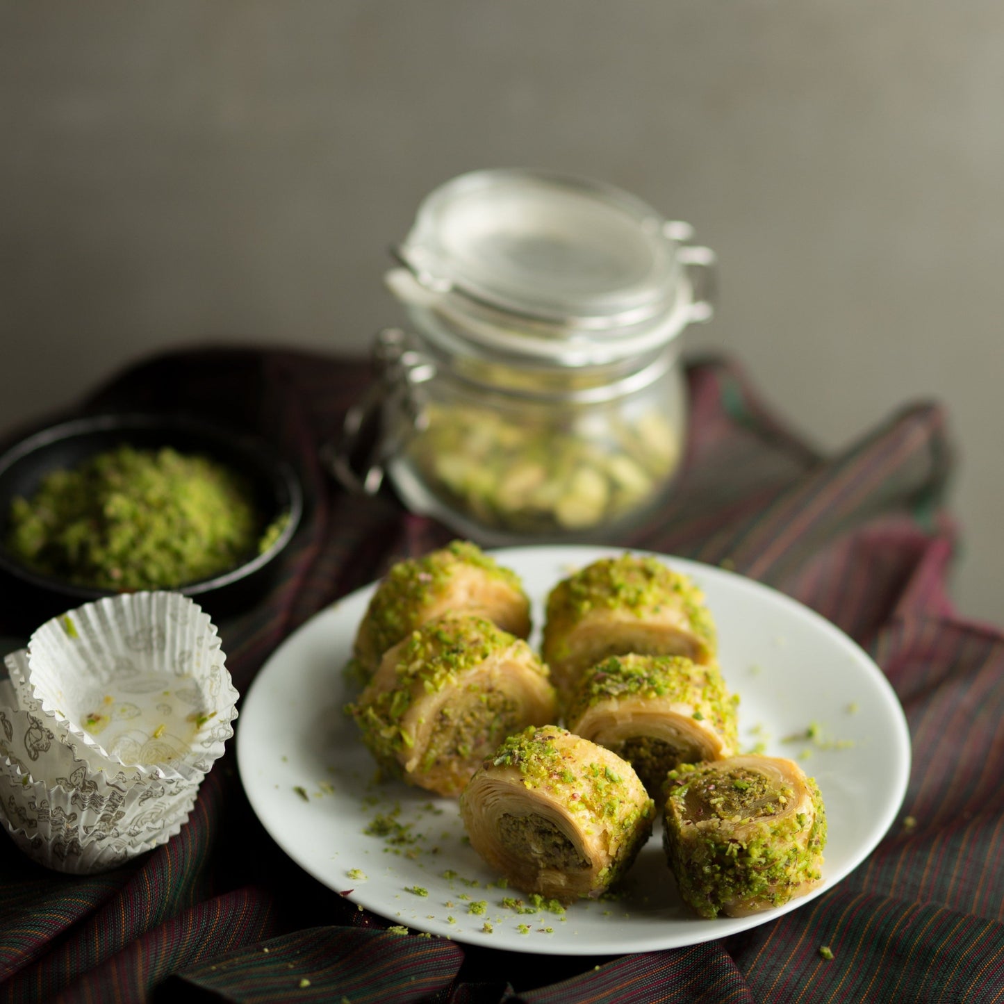 Almond House Flaky Turkish Pistachio Roll | Swadesiicart