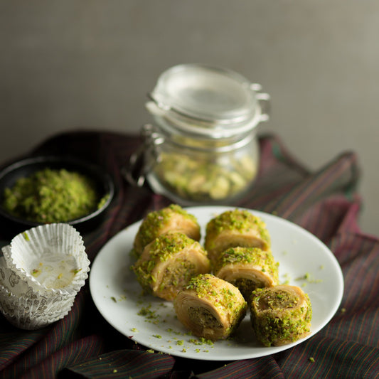 Almond House Flaky Turkish Pistachio Roll | Swadesiicart