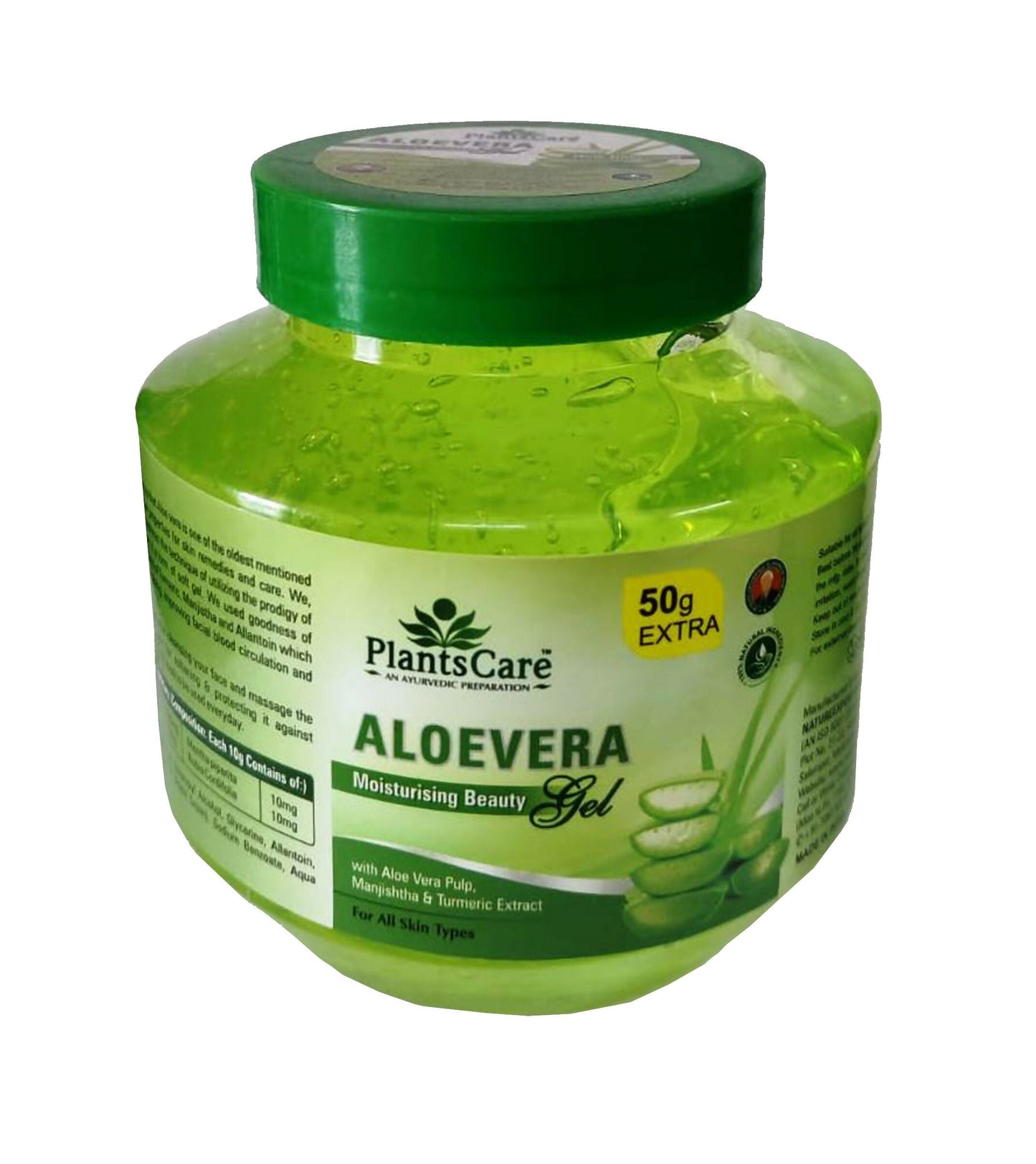 Plants Care Aloevera Moisturising Beauty Gel - Swadesiicart