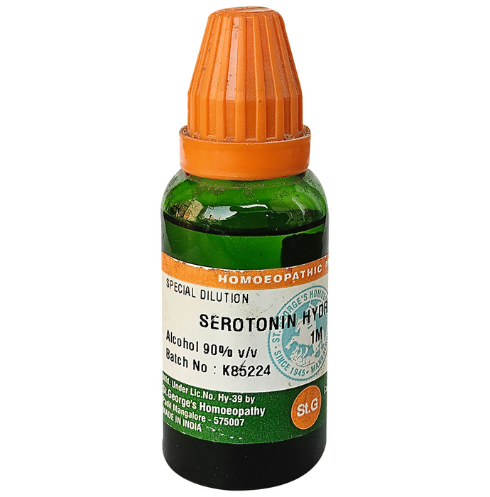 St. George's Homeopathy Serotonin Hydrochloride Dilution - Swadesiicart