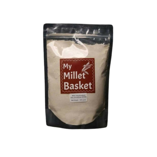 My Millet Basket White Jowar (Sorghum) Flour (HomeMade) | Swadesiicart