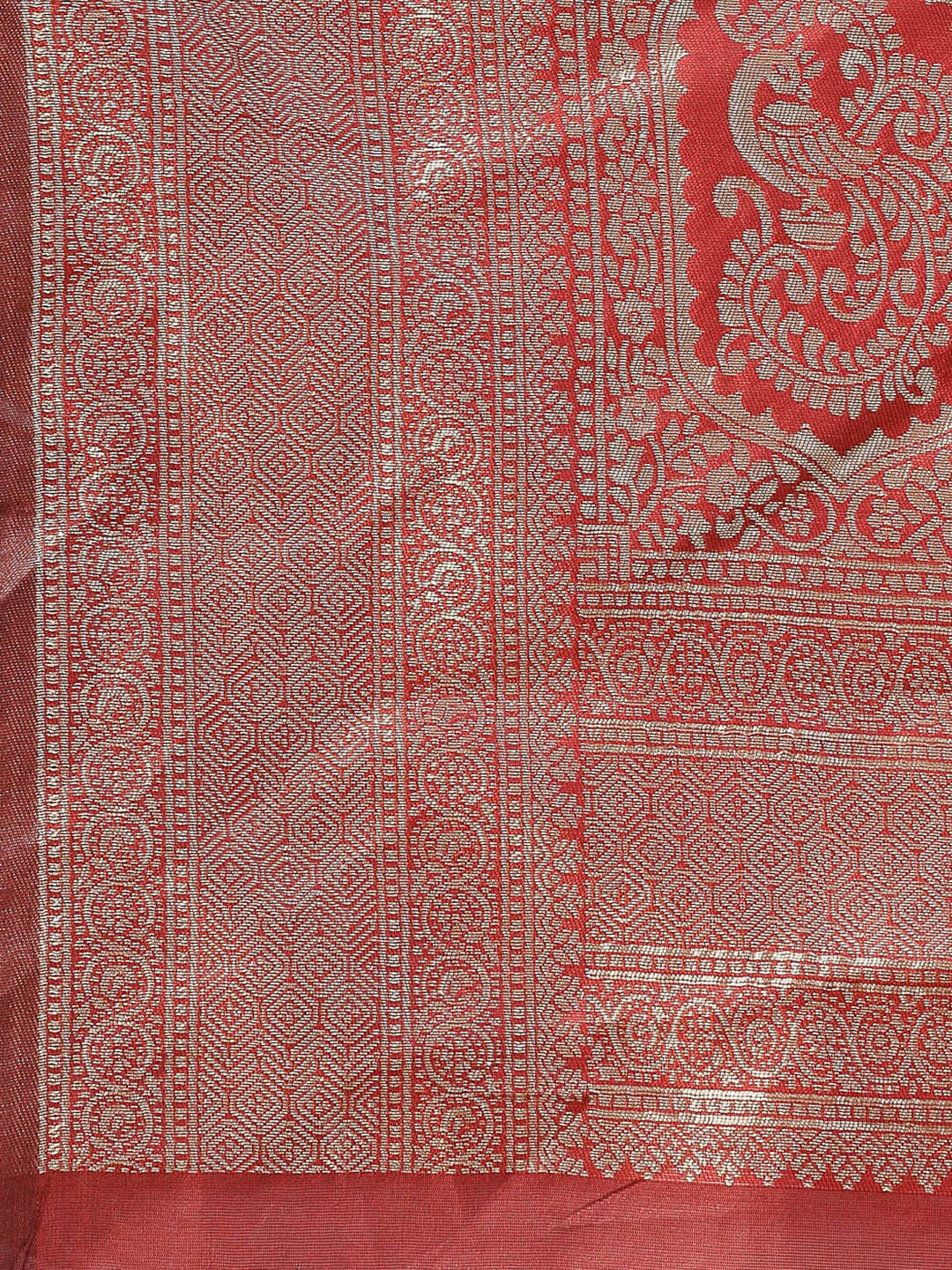 Kalini Ethnic Motifs Woven Design Zari Banarasi Saree | Swadesiicart