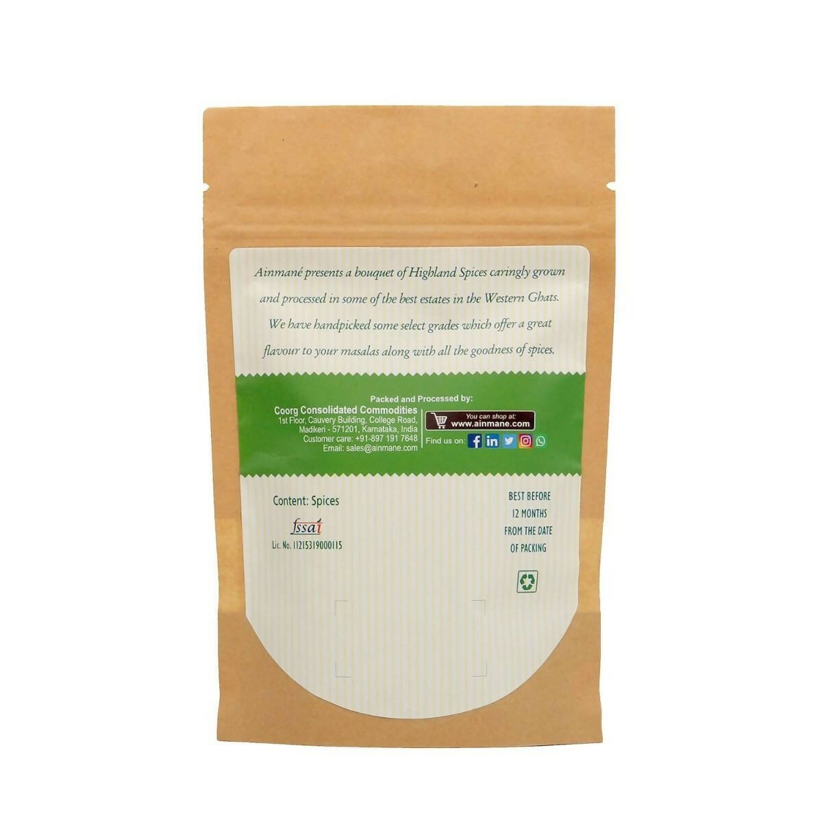 Ainmane Black Pepper Powder - Swadesiicart