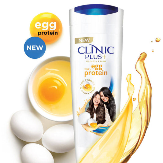 Clinic Plus Strength & Shine with Egg Protein Shampoo - Distacart