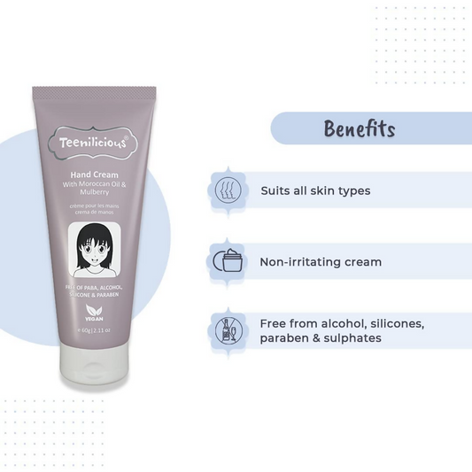 Teenilicious Hand Cream With Moroccan Oil & Mulberry
