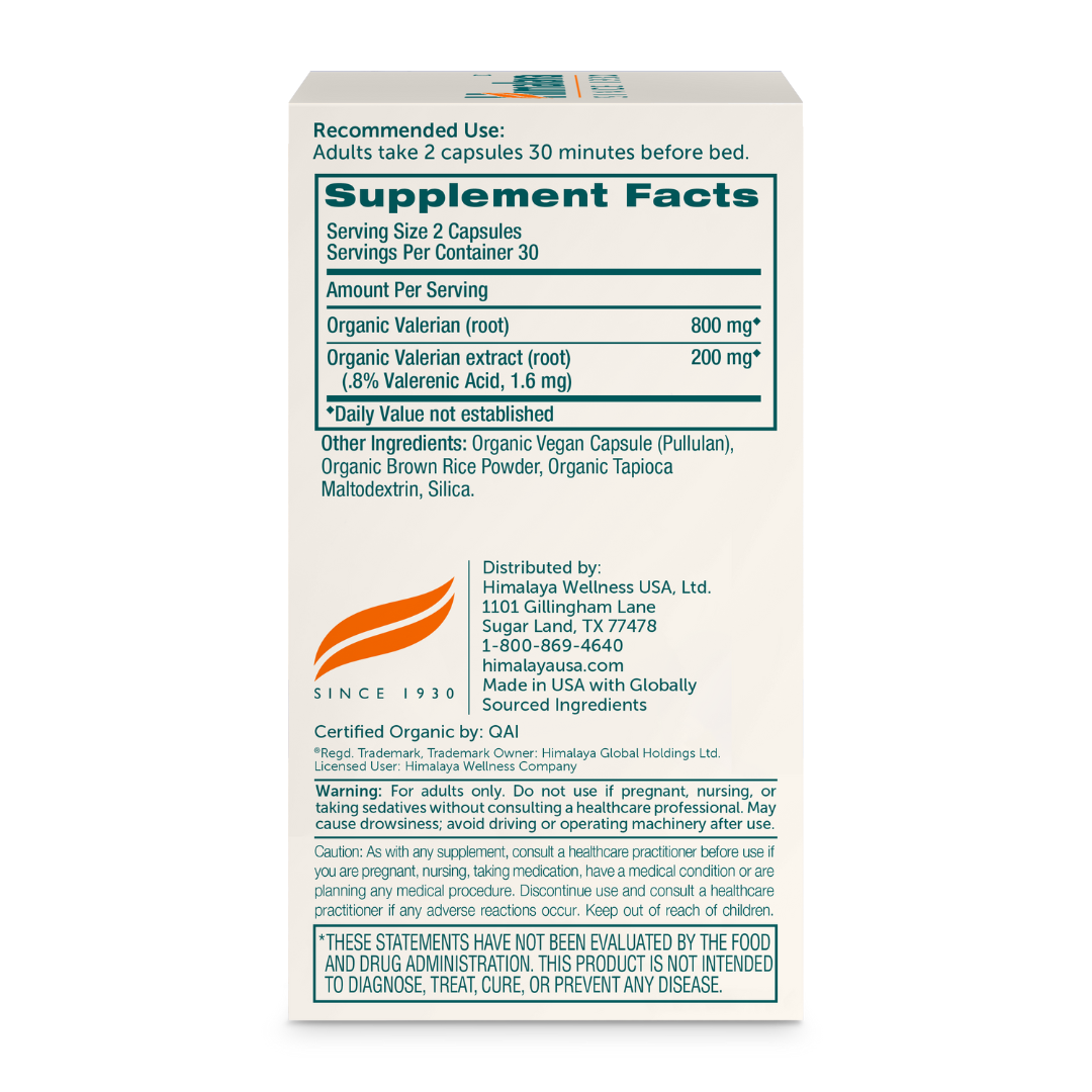 Organic Valerian