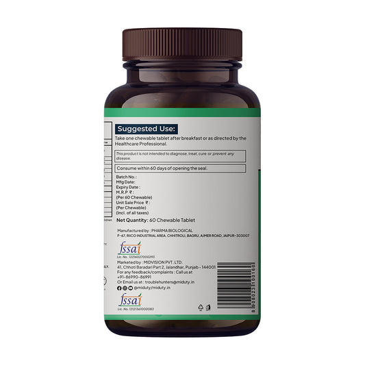 Miduty by Palak Notes Kids Calcium Chewables | Swadesiicart