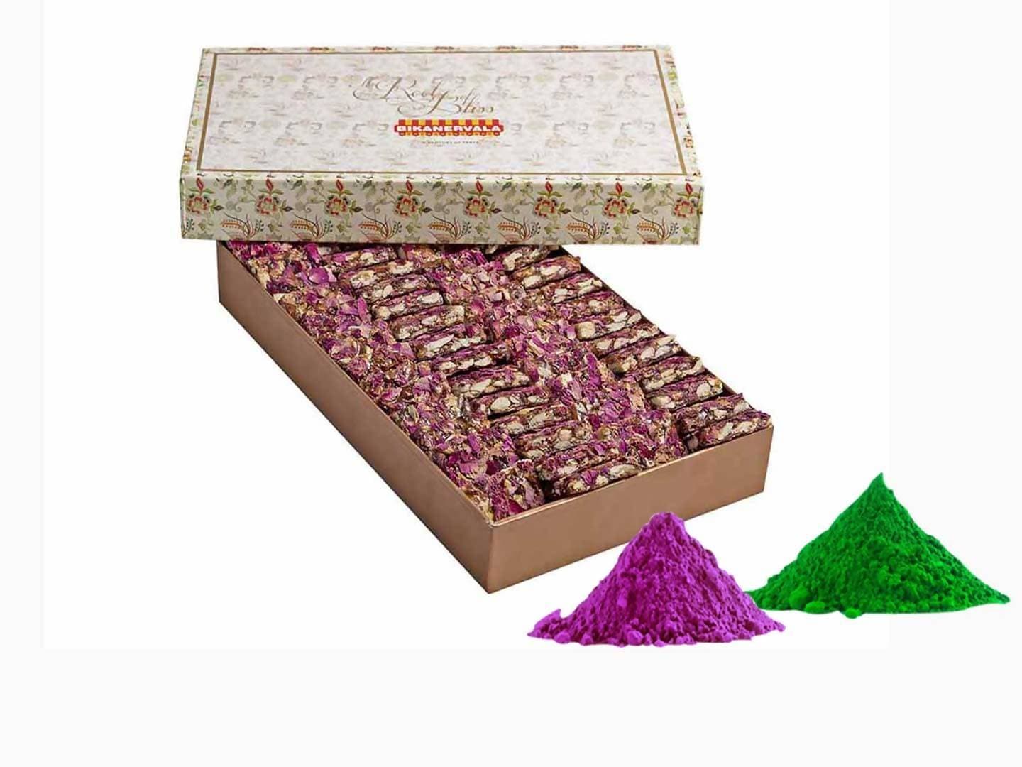 Bikanervala Gulab Chikki Holi Gift | Swadesiicart