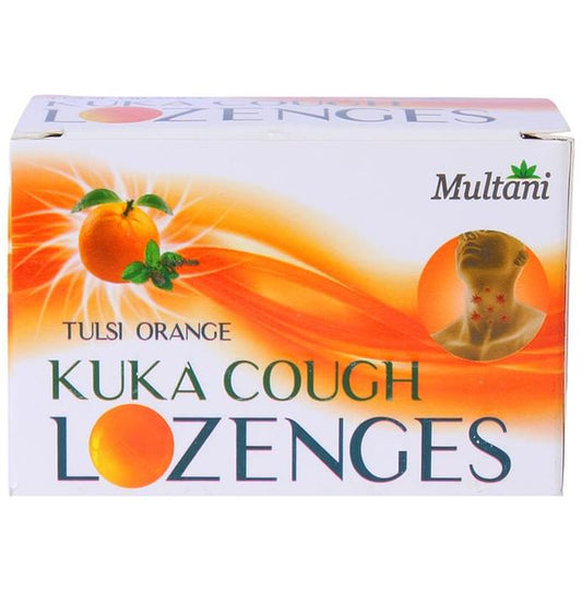Multani Kuka Cough Lozenges Tulsi Orange | Swadesiicart