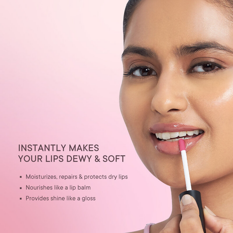 Quench Illuminating Lip Oil with Cherry Blossom & Pearl Extracts For Shiny Hydrated Lips | Swadesiicart