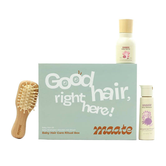 Maate Baby Hair Care Ritual Box | Baby Hair Care Kit - Fifth Sense Naturals Private Limited