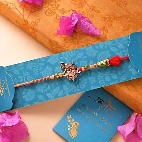 Lord Krishna Rakhi & Mathura Peda Combo | Swadesiicart
