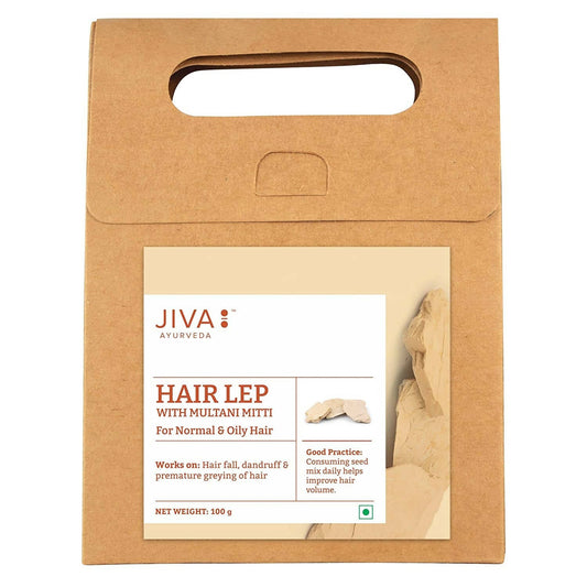 Jiva Ayurveda Hair Lep with Multani Mitti - Jiva Ayurvedic