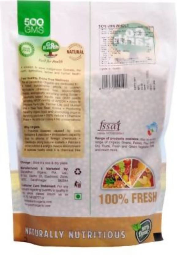 Go Earth Organic Soybean Whole - Swadesiicart