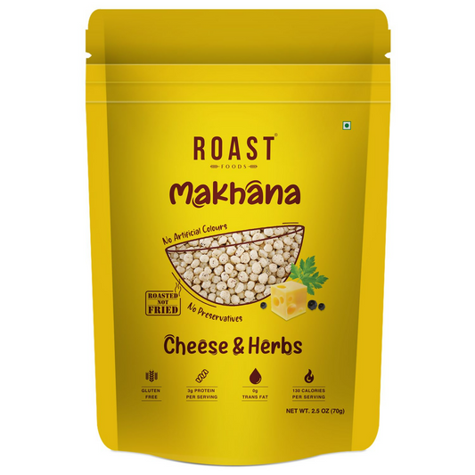 Roast Foods Makhana Cheese and Herbs | Swadesiicart