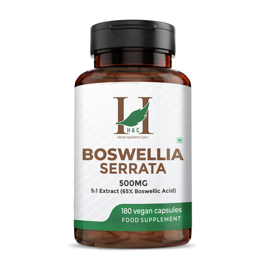 H&C Herbal Boswellia Serrata Veg Capsules - Just Jaivik