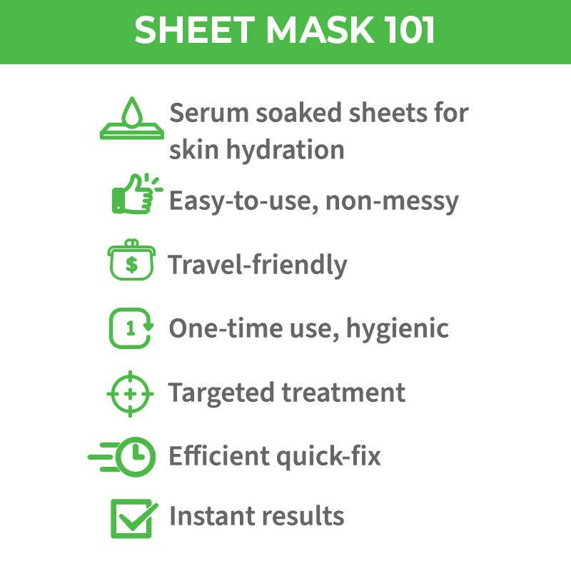 Nykaa Skin Secrets Exotic Indulgence Green Tea + Aloe Vera Sheet Mask For Hydrated Skin - Swadesiicart