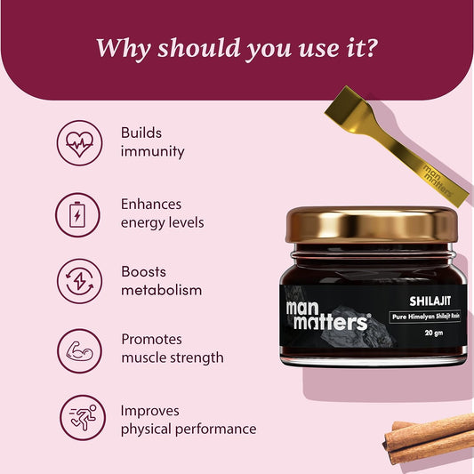 Man Matters Sj Vitality Resin For Men | Swadesiicart