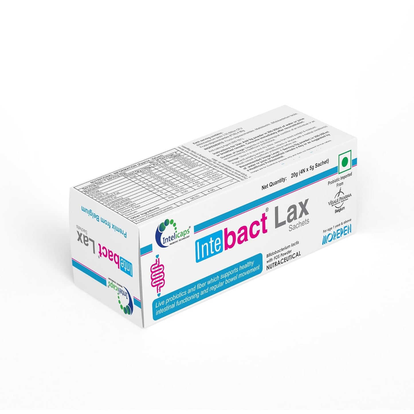 Dr Morpen Intebact Probiotic Laxative – Best Solution For Constipation Relief | Swadesiicart