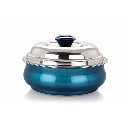 Stainless Steel Serving Pot - 1 Litre - Swadesiicart
