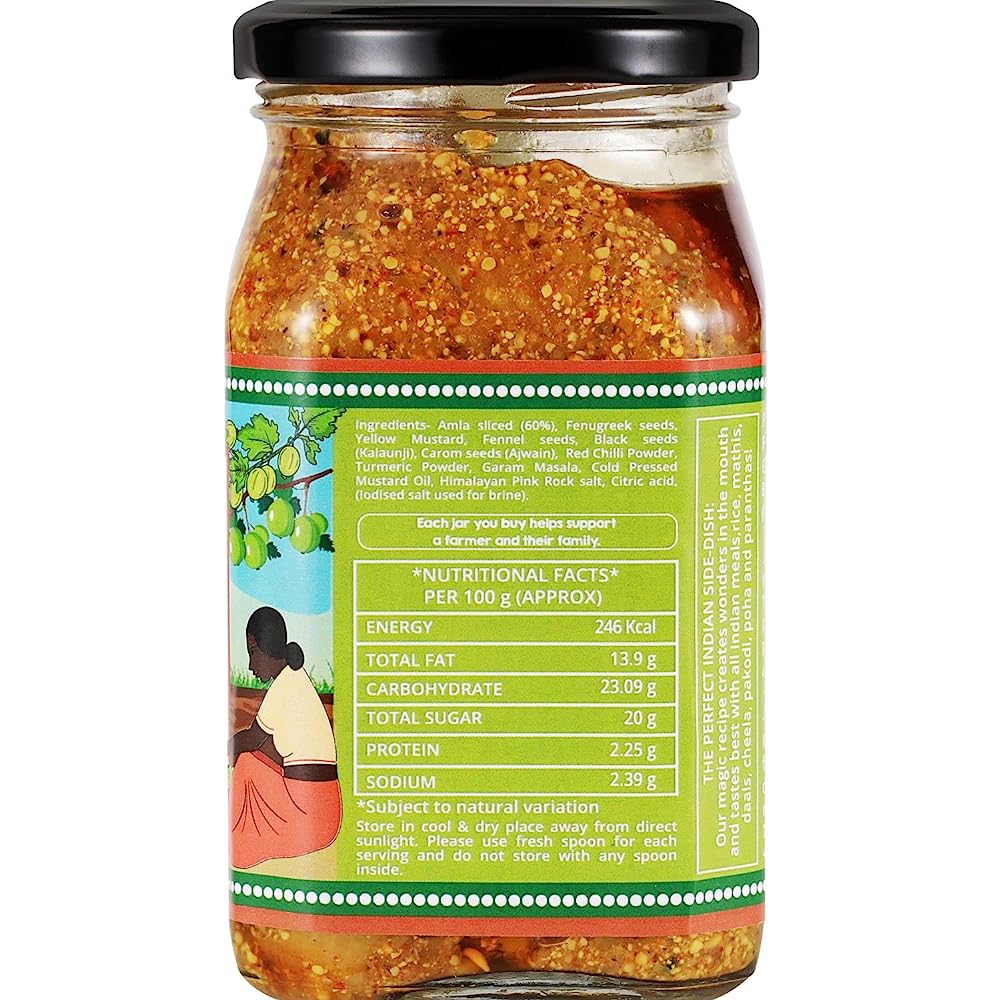 The Little Farm Co Amla Pickle - Swadesiicart