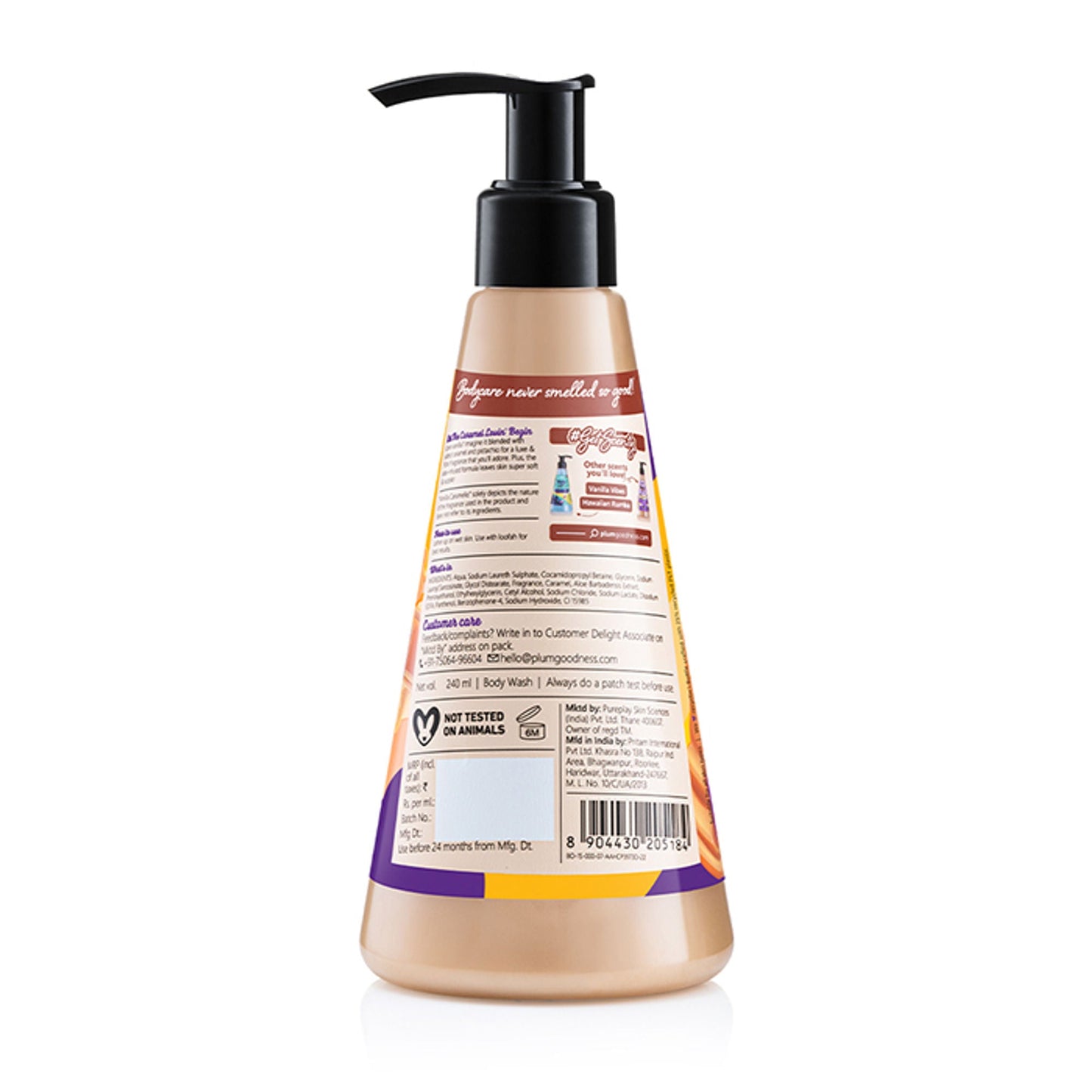Plum Body Lovin Vanilla Caramello Body Wash - Swadesiicart