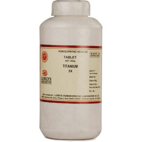 Lord's Homeopathy Titanium Tablets | Swadesiicart