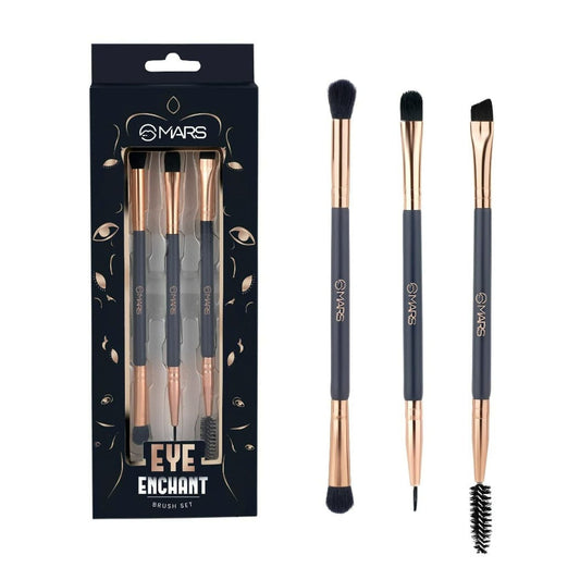 MARS Cosmetics Eye Enchanted Brush - Set of 3 - Swadesiicart