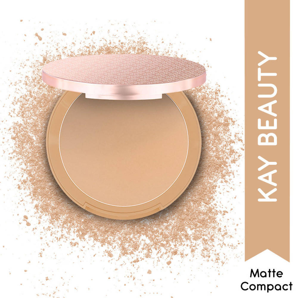 Kay Beauty By Katrina Kaif Matte Compact - 130N Medium | Swadesiicart