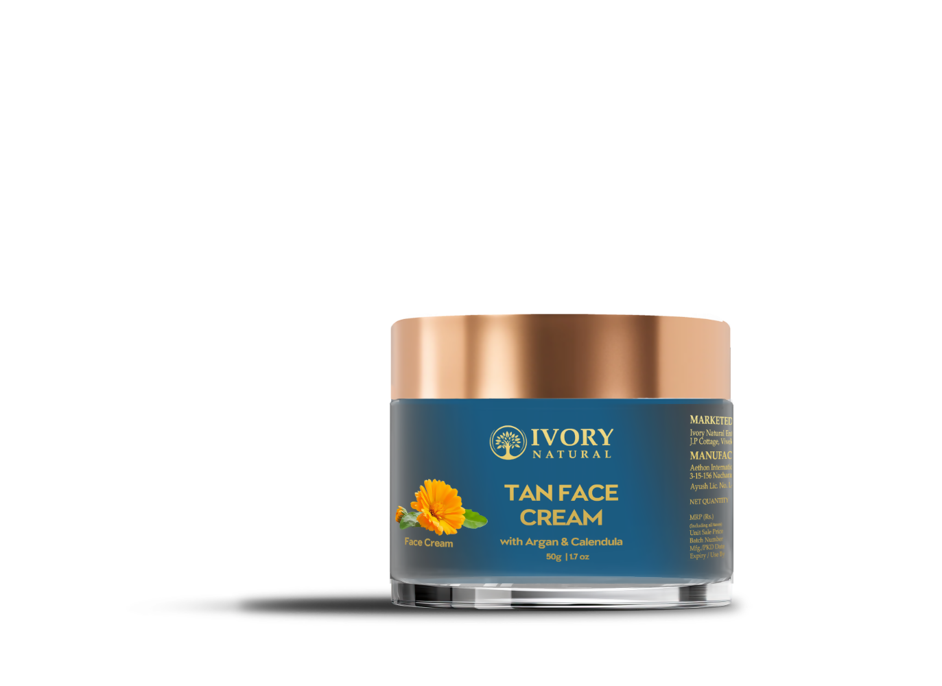 Ivory Natural Tan Face Cream For Sun Tan Protection | Swadesiicart