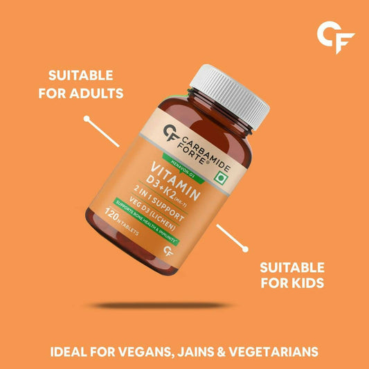 Carbamide Forte Vitamin D3 + K2 + MK7 Tablets - Swadesiicart