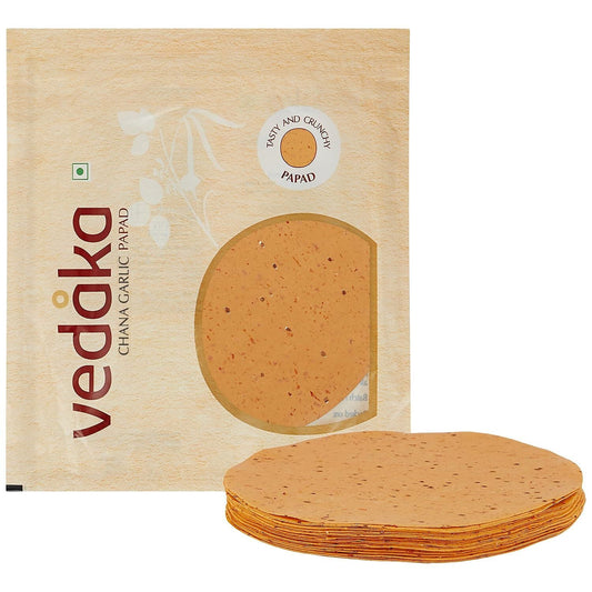 Vedaka Chana Garlic Papad - Swadesiicart