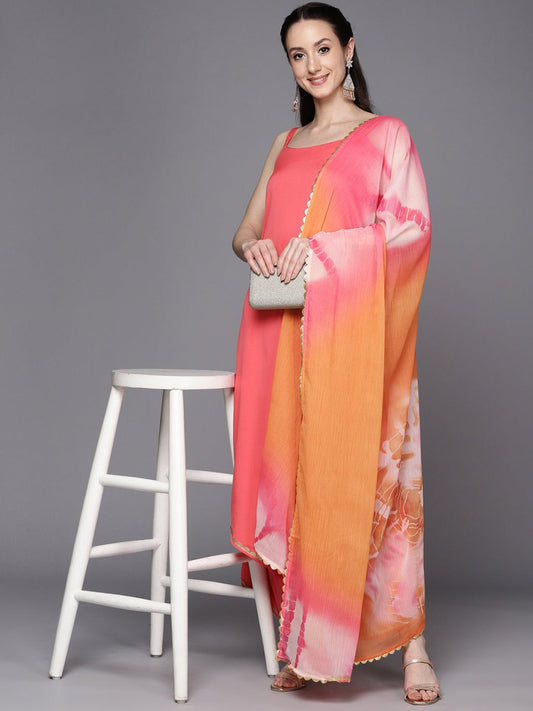 Ahalyaa Gotta Patti Kurta with Palazzos & With Dupatta | Swadesiicart