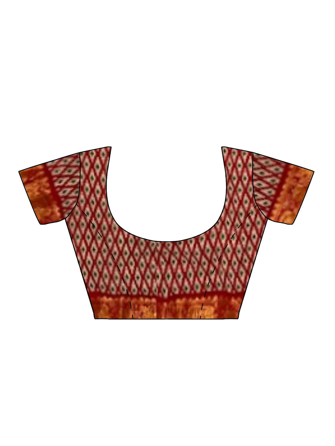 Tikhi Imli Ethnic Motifs Printed Cotton Ready to Wear Saree | Swadesiicart
