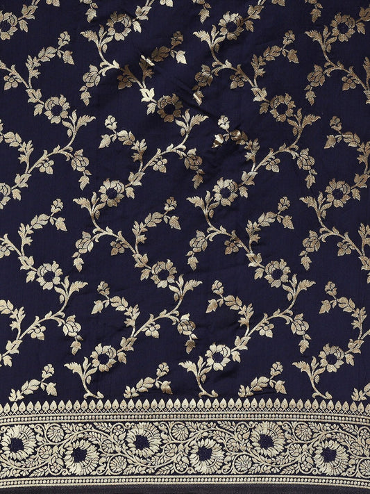 Kalini Ethnic Motifs Woven Design Zari Banarasi Saree | Swadesiicart